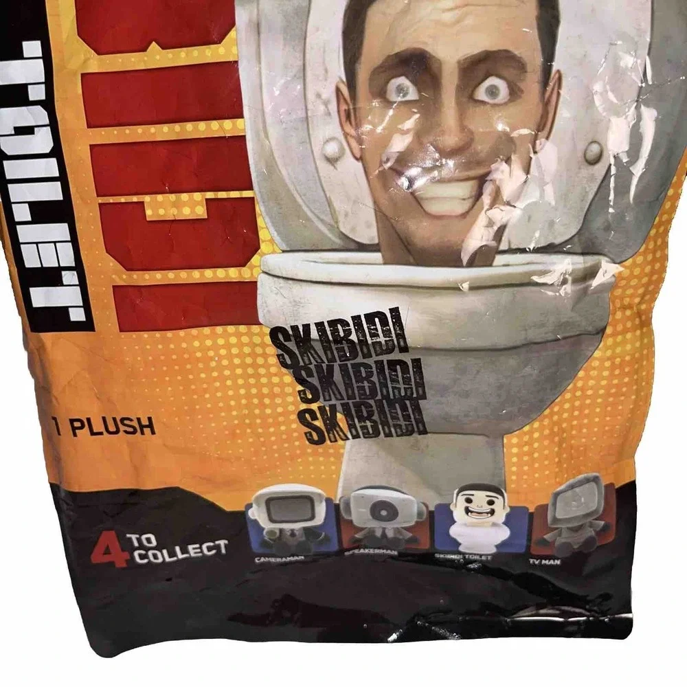 Skibidi Toilet Plush Mystery  Bag Series One 11 Inch Plush New In Bag